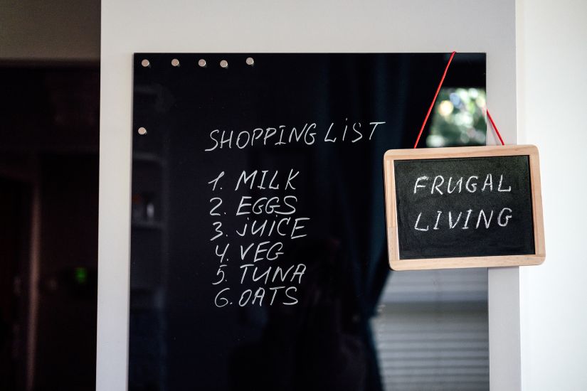 Find ways to be frugal around the house.