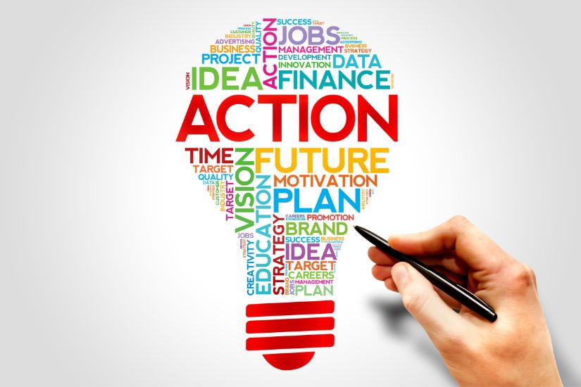 Setting financial goals is just the first step. To achieve them, you need a clear action plan. A bulb.