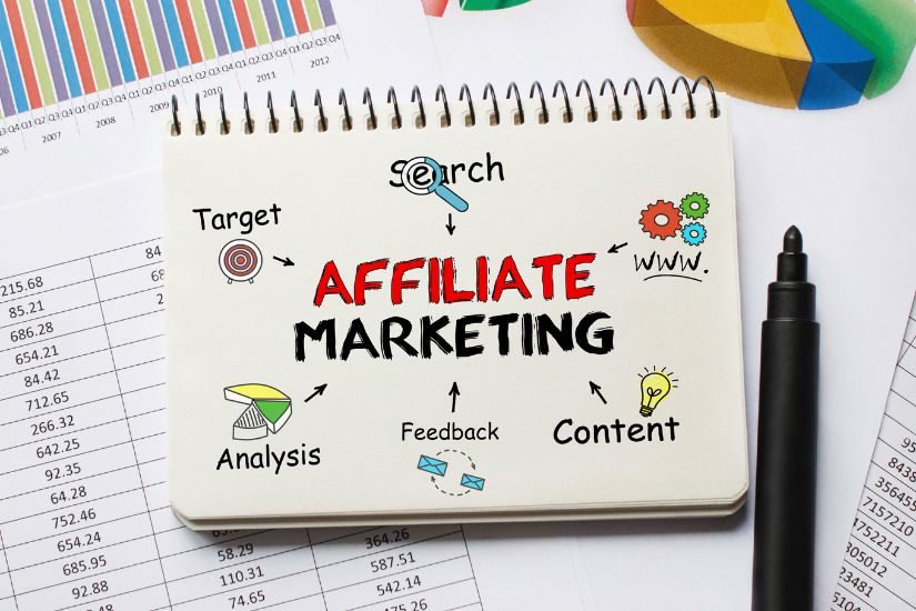 Affiliate marketing was the #1 strategy I earned my first $100. It is the easiest way to start to make your first dollar online. image of affiliate marketing process