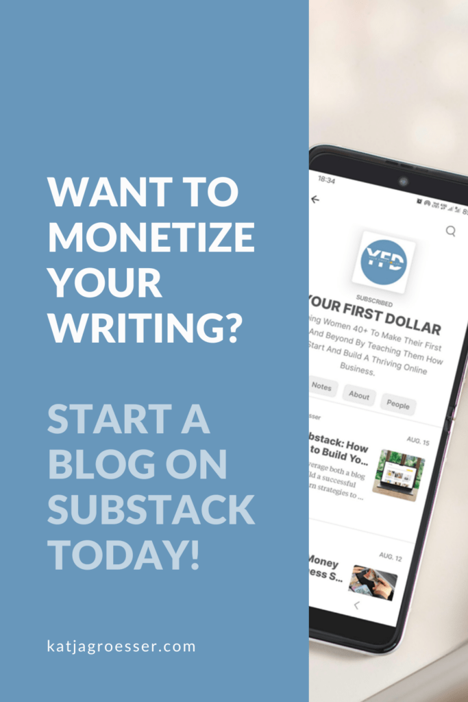 Want to Monetize Your Writing? Start a Blog on Substack Today!