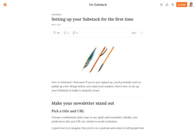 Starting a Blog on Substack in 10 steps