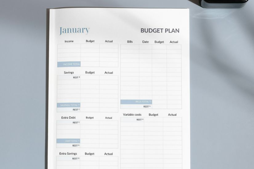 My simple answer is this: taking action, instead of freezing in fear, is the key to solving financial problems. A step-by-step visual of setting up a budget or financial plan.