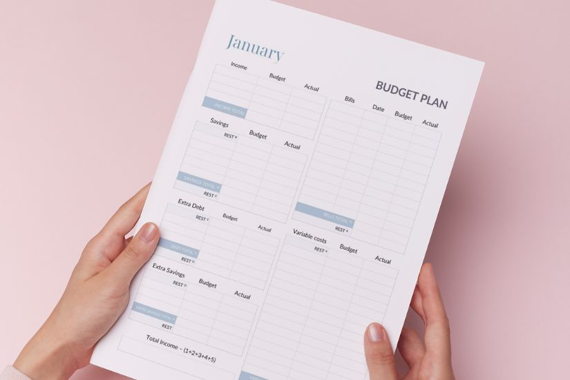 Once you know where your money is going, you can create a realistic budget. Monthly budget template