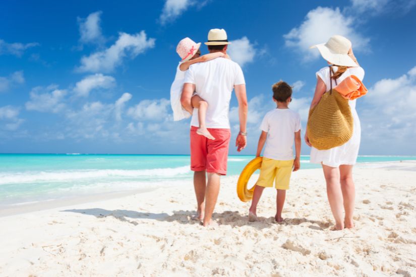 It’s not just about setting a goal—you need to map it out clearly with numbers, timelines, and, most importantly, a solid plan for achieving it. A family on a vacation